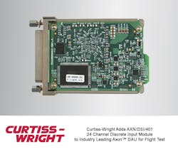 NEW AXN/DSI/401 MODULE BRINGS TO 24 CHANNELS OF DISCRETE INPUT MONITORING, EACH SUPPORTED BY PERSISTENT AND NUMEROUS COUNTERS, TO AXON DAUS FOR FTI APPLICATIONS NEW AXN/DSI/401 MODULE BRINGS TO 24 CHANNELS OF DISCRETE INPUT MONITORING, EACH SUPPORTED BY PERSISTENT AND NUMEROUS COUNTERS, TO AXON DAUS FOR FTI APPLICATIONS