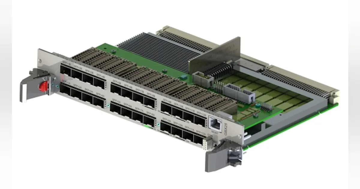 Ethernet switch 6U VME mission computing | Military Aerospace