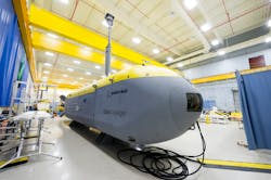 The Boeing Echo Voyager unmanned underwater vehicle is the model for the U.S. Navy extra-large unmanned underwater vehicle (XLUUV), which is developing four prototypes.