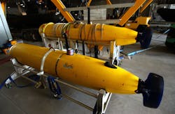 Battle-Space Preperation Autonomous Underwater Vehicles (BPAUVs) are small, fast, underwater robots that map the ocean floor bottom near the shore, detect changes in inshore conditions, and hunt mines. Battle-Space Preperation Autonomous Underwater Vehicles (BPAUVs) are small, fast, underwater robots that map the ocean floor bottom near the shore, detect changes in inshore conditions, and hunt mines.