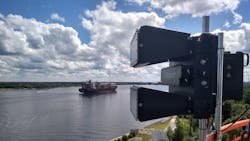 The Blighter C400 series radar can detect a small wooden boat, panga, or dory with a radar cross-section of one square meter at ranges as far as 6.8 miles, day and night, in heavy rain, dense fog, or even rough seas. The Blighter C400 series radar can detect a small wooden boat, panga, or dory with a radar cross-section of one square meter at ranges as far as 6.8 miles, day and night, in heavy rain, dense fog, or even rough seas.