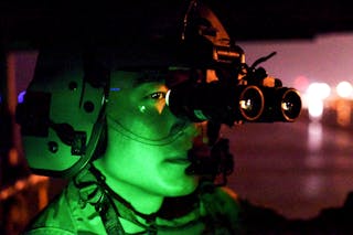 As U.S. military weapon systems increasingly are linked over tactical networks, the threat of cyber attack extends even to equipment like aviation night-vision goggles.