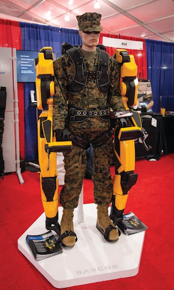 Exoskeleton technologies can bring super-human strength and endurance to the average warfighter. The Guardian XO robot, shown above, can help reduce the risk of injuries.