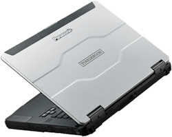 Panasonic offers a customizable semi-rugged solution in its Toughbook 55, which enables users to add on Blu-ray and DVD drives, USB ports, VGA, and even extra Ethernet ports and a second battery, which Panasonic says enables the laptop to function as much as 40 hours. Panasonic offers a customizable semi-rugged solution in its Toughbook 55, which enables users to add on Blu-ray and DVD drives, USB ports, VGA, and even extra Ethernet ports and a second battery, which Panasonic says enables the laptop to function as much as 40 hours.
