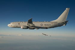The U.S. Navy Boeing P-8A maritime patrol jet already has high-altitude torpedoes, and is a candidate for the Long-Range Anti-Ship Missile (LRASM).