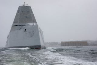 The Navy&rsquo;s three Zumwalt-class (DDG-1000) will serve as long-range land and surface-attack strike platforms.