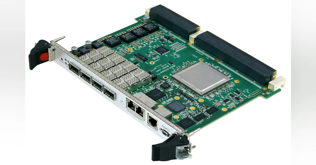 6u Vpx Switch Gigabit Ethernet switch 6U OpenVPX embedded computing | Military Aerospace