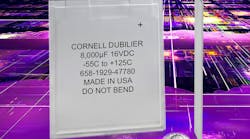 Cornell Dublier 31 March 2020