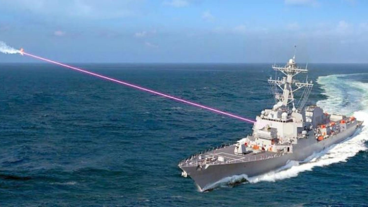 laser weapon Navy destroyers enemy drones | Military & Aerospace ... Marinha dos EUA