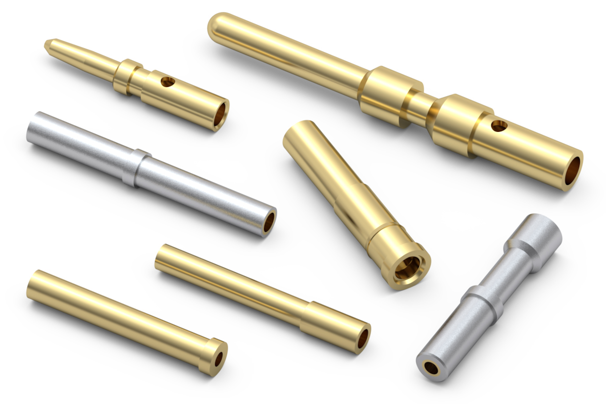 interconnect crimp wire pins and receptacles Military & Aerospace