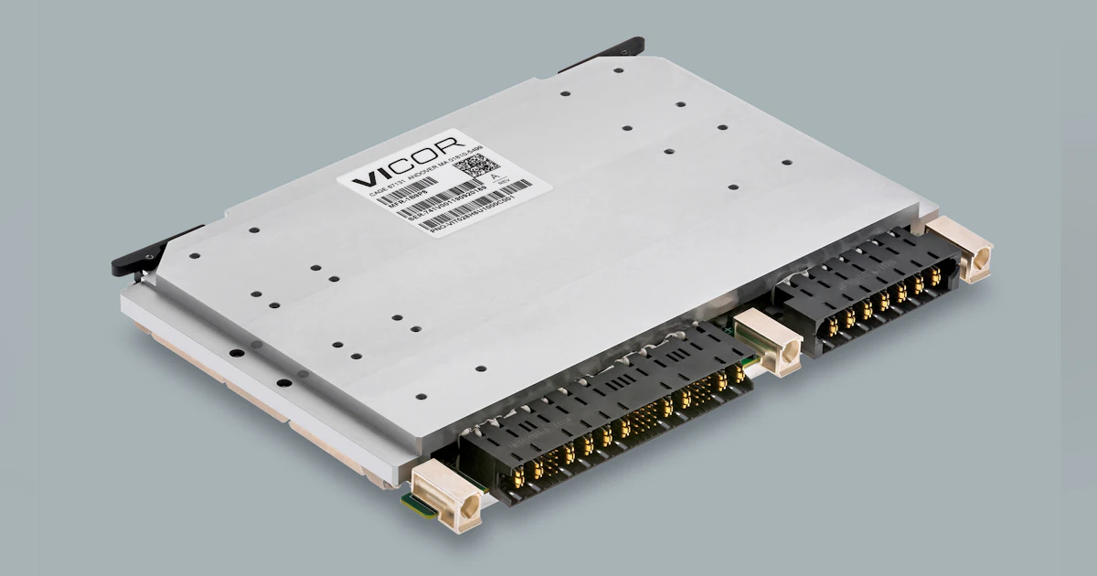 6U VPX power supply for 6U OpenVPX conduction-cooled embedded computing ...