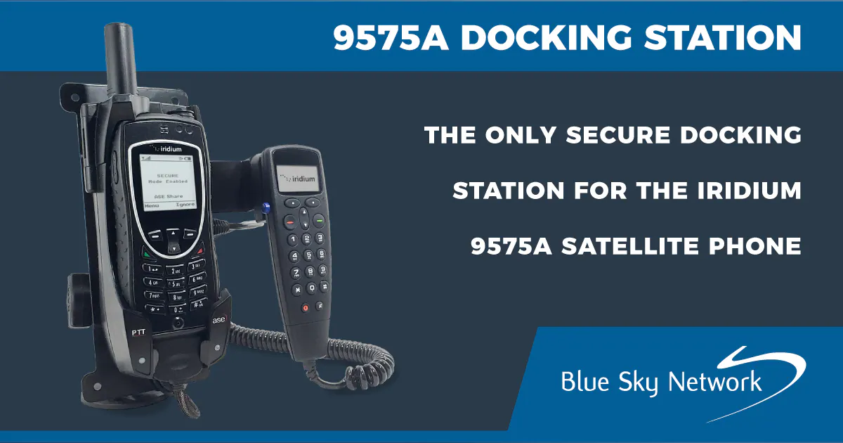 secure docking station for Iridium 9575A satellite phone | Military ...