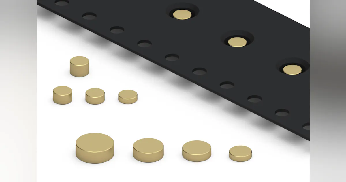 Target Substrate Alignment Pin spring pin mating target discs vertical space | Military Aerospace