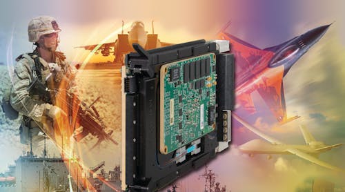 The Pentek model 5550 eight-channel A/D and D/A Zynq UltraScale+ RF system-on-chip processor for signal and sensor processing is aligned to the emerging SOSA open-systems standard.