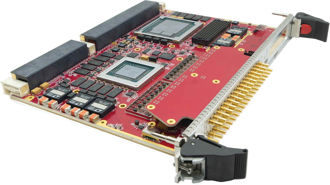 The Abaco 6U VPX VP460 direct RF processing system is aligned with the Sensor Open Systems Architecture (SOSA) standard.