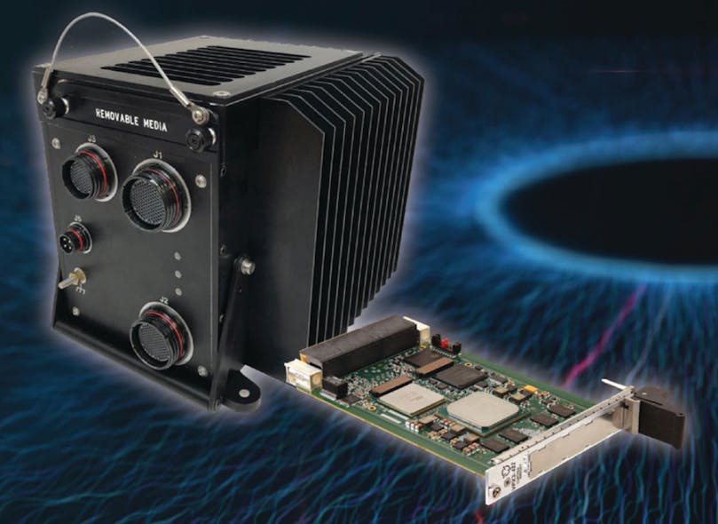 The combination of the General Dynamics Mission Systems SignalEye threat detection software and the Curtiss-Wright Intel Xeon D processor-based CHAMP-XD1 module provides system designers with a deployable COTS solution for RF spectrum situational awareness that automatically classifies signals using machine learning.
