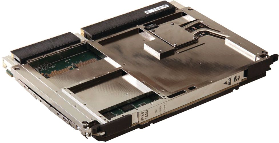 Curtiss-Wright&rsquo;s CHAMP-XD2M 6U OpenVPX Intel Xeon D 16-core DSP processor card delivers 820 gigaFLOPS of processing performance with 128 gigabytes of memory for signal processing applications in harsh environments.