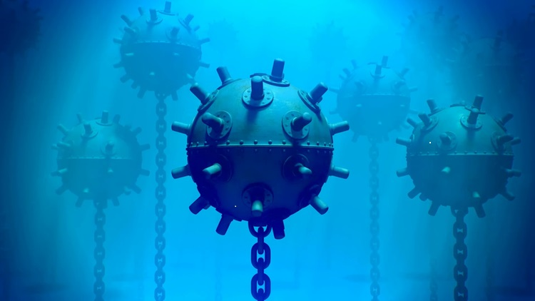 underwater mines