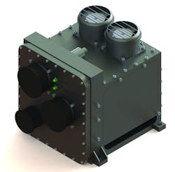 This lightweight custom-designed small-form-factor embedded computing chassis from Abaco Systems offers internal air cooling similar to VITA 48.8. This lightweight custom-designed small-form-factor embedded computing chassis from Abaco Systems offers internal air cooling similar to VITA 48.8.