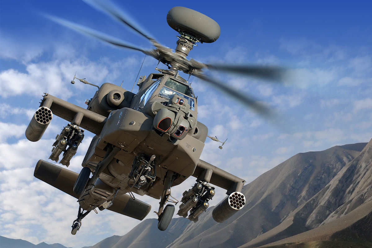 apache helicopter drone