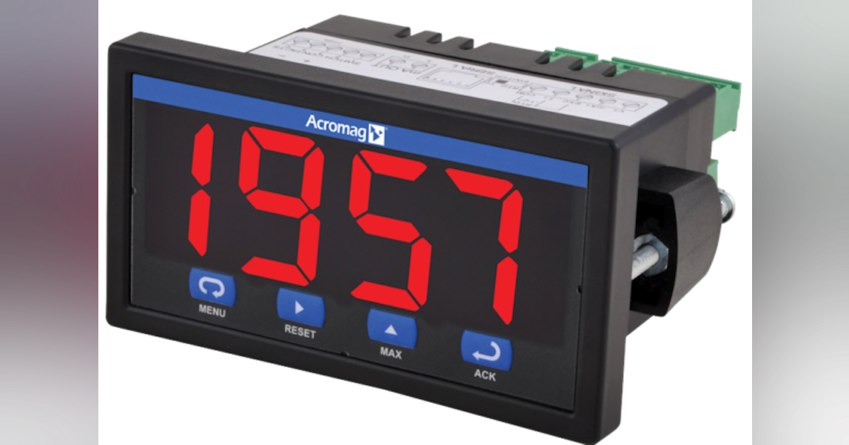 Universal input displays with power capabilities for test and ...