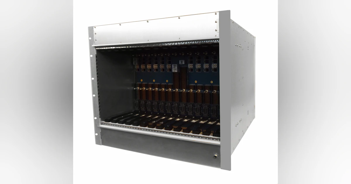 6U OpenVPX embedded computing chassis and backplane for aerospace and ...