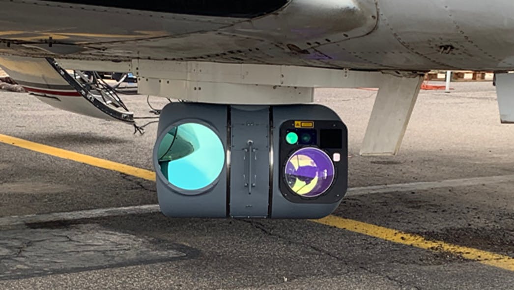 Enhanced electrooptical sensors system for airborne surveillance