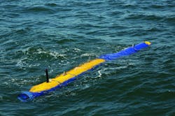 The Knifefish unmanned underwater vehicle from General Dynamics is to be an important component of Navy integrated counter-mine systems The Knifefish unmanned underwater vehicle from General Dynamics is to be an important component of Navy integrated counter-mine systems