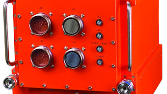 This VITA 48.4 liquid-flow-through ATR box from Elma Electronic has a 6U OpenVPX backplane to accommodate as many as eight computer boards and two VITA 62 plug-in power supplies.