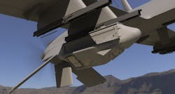 The Multi-Modal Sensor Pod houses a wide-area motion imagery sensor, a wide-area hyperspectral sensor, and a high resolution inspection sensor. The Multi-Modal Sensor Pod houses a wide-area motion imagery sensor, a wide-area hyperspectral sensor, and a high resolution inspection sensor.