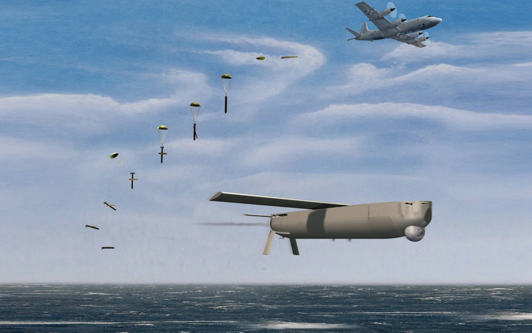 Uav Using Asw Navy eyes small sonobuoy dispenser for unmanned helicopter to extend ...