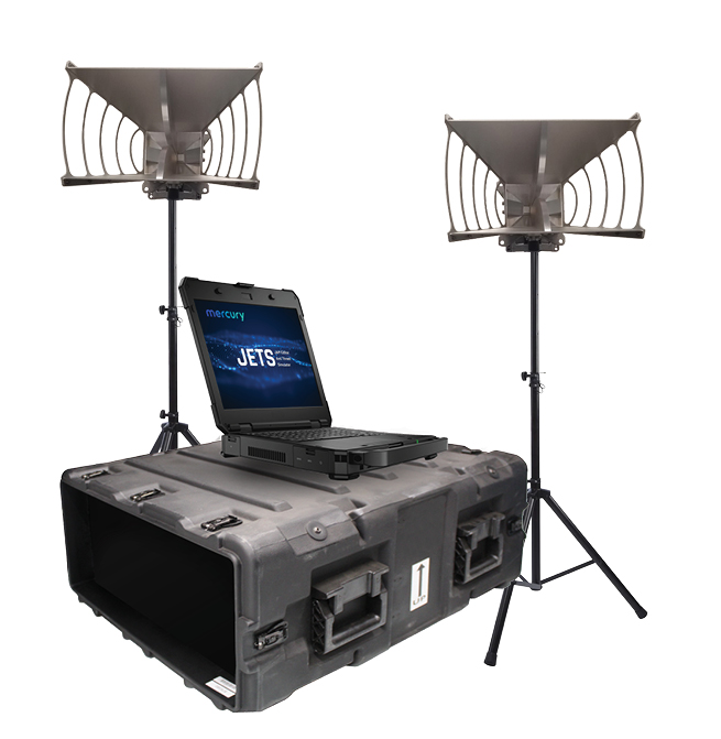 Portable jammer training system provides realistic threat emulation for