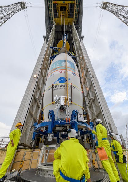 Pleiades Neo Getting Ready For Launch Vv18 Copyright Esa Cnes Arianespace