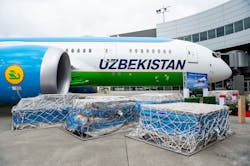 Uzbekistan Humanitarian Delivery Flight With Supplies Large Res