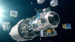 An Artist's Impression Of The Exolaunch's Fingerspitzengefühl Satellites Deployment Into Orbit Square