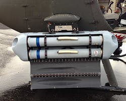 Fulcrum Concepts also designs the Griffin B launcher for helicopters and light fixed-wing aircraft. Fulcrum Concepts also designs the Griffin B launcher for helicopters and light fixed-wing aircraft.