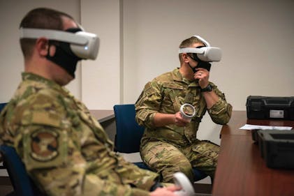 Air Force unmanned aerial vehicle (UAV) pilots use reality for training mission rehearsal | Military Aerospace