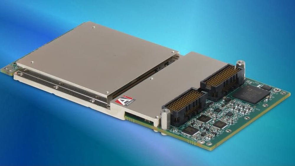 The Aitech M599 graphics embedded computing switched mezzanine card (XMC) is for mission-critical applications that call for real-time operating systems (RTOS).