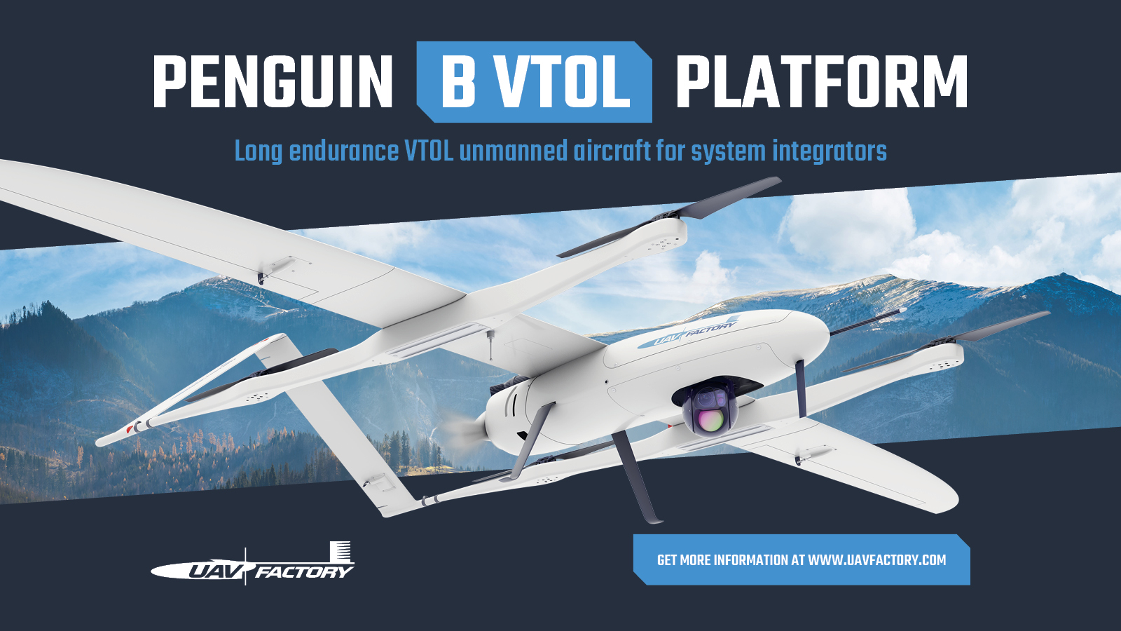 UAV Factory Announces The Release Of Its Penguin B VTOL Long-endurance ...