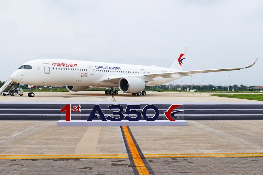 The First A350 Delivered From China
