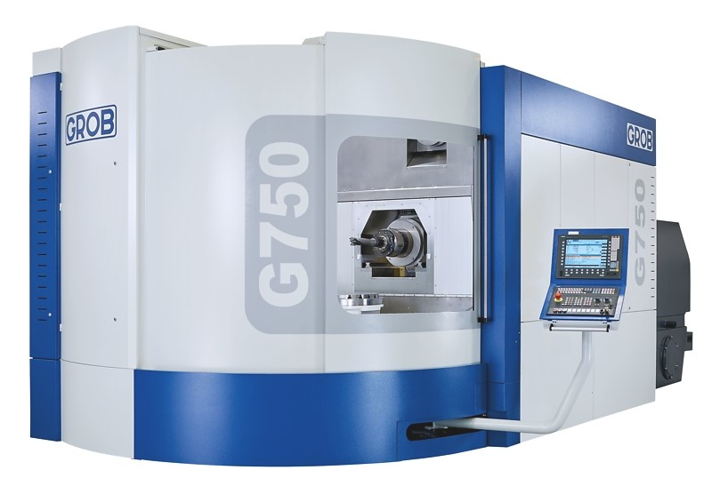 GROB Systems Introduces New G750 5-axis Universal Machining Center ...