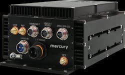 The Mercury model 6350 is an eight-channel A/D and D/A Xilinx Zynq UltraScale+ RFSoC Processor in a small-form-factor rugged enclosure.