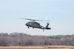 The modified Black Hawk helicopter S-70 Optionally Piloted Vehicle (OPV) Black Hawk has full-authority, fly-by-wire flight controls. The modified Black Hawk helicopter S-70 Optionally Piloted Vehicle (OPV) Black Hawk has full-authority, fly-by-wire flight controls.