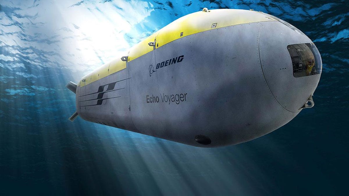 Boeing autonomous submarine clearance