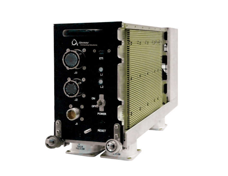 The Atrenne air over conduction cooled 717-SM series ATR electronics chassis is designed to perform in harsh environments on land, sea and air applications.