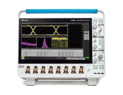 The Tektronix MSO6B contains up to 8 each measurement channels; delivering on a trend to view a greater variety of measurements on a common display/timescale. The Tektronix MSO6B contains up to 8 each measurement channels; delivering on a trend to view a greater variety of measurements on a common display/timescale.