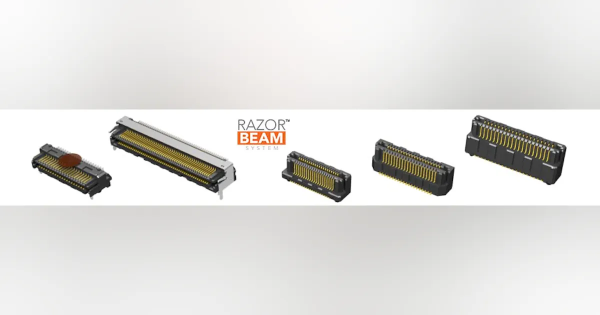 Samtec Razor Beam Razor Beam™ Fine Pitch Self-mating Connectors | Military Aerospace