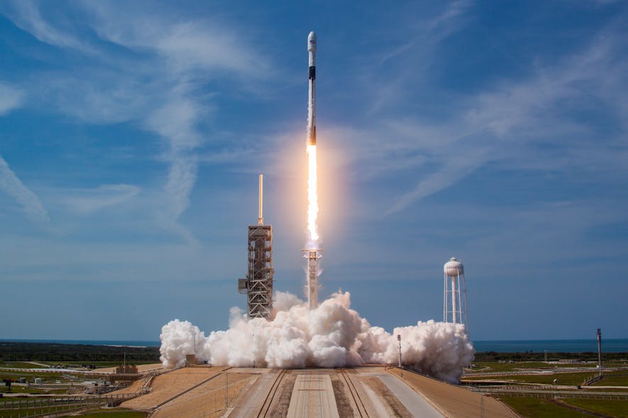 Falcon 9 Lift Off Credits Space X