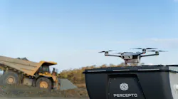 Percepto Drone In A Box In A Mining Site