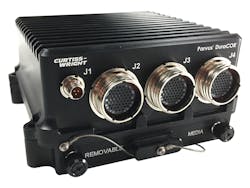 The Parvus DuraCOR 313 from Curtiss-Wright is an ultra-small form factor (USFF) rugged embedded computer based on a low-power, quad-core Intel Atom x6400E Series (Elkhart Lake) processor equipped with modularity for add-on I/O cards and data storage in a fanless IP67-rated miniature design. The Parvus DuraCOR 313 from Curtiss-Wright is an ultra-small form factor (USFF) rugged embedded computer based on a low-power, quad-core Intel Atom x6400E Series (Elkhart Lake) processor equipped with modularity for add-on I/O cards and data storage in a fanless IP67-rated miniature design.
